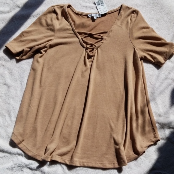 NWT sweater material tshirt - Picture 1 of 2